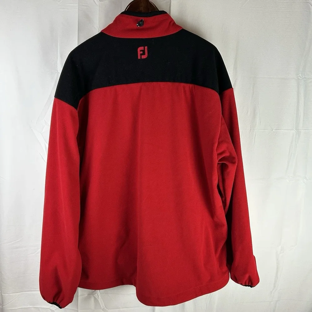 Dryjoys by Footjoy Jacket Extra Large 1/2 Zip Pullover Fleece Long Sleeve Jacket